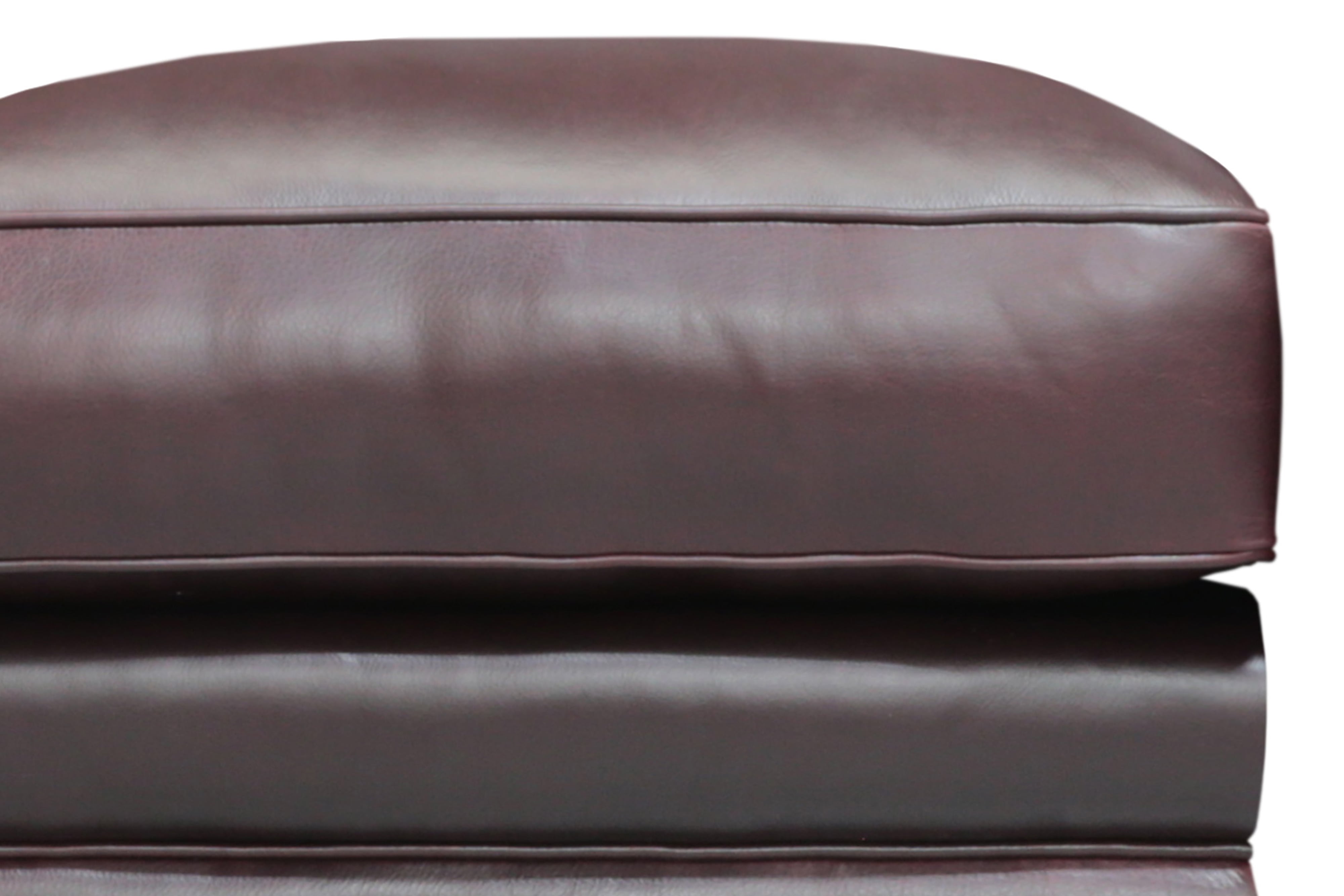 Leather Ottoman Footstool