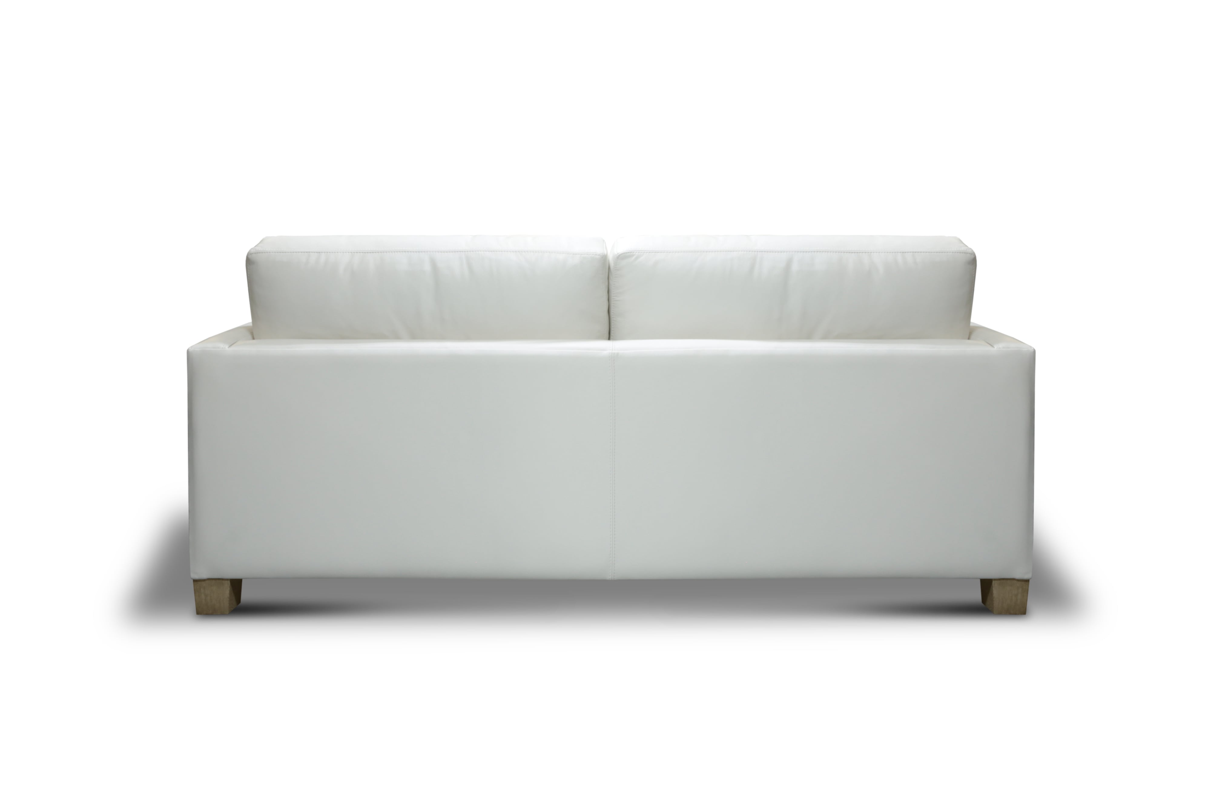 GTR Leather Galaxy Leather Loveseat w/Recessed Track Arms