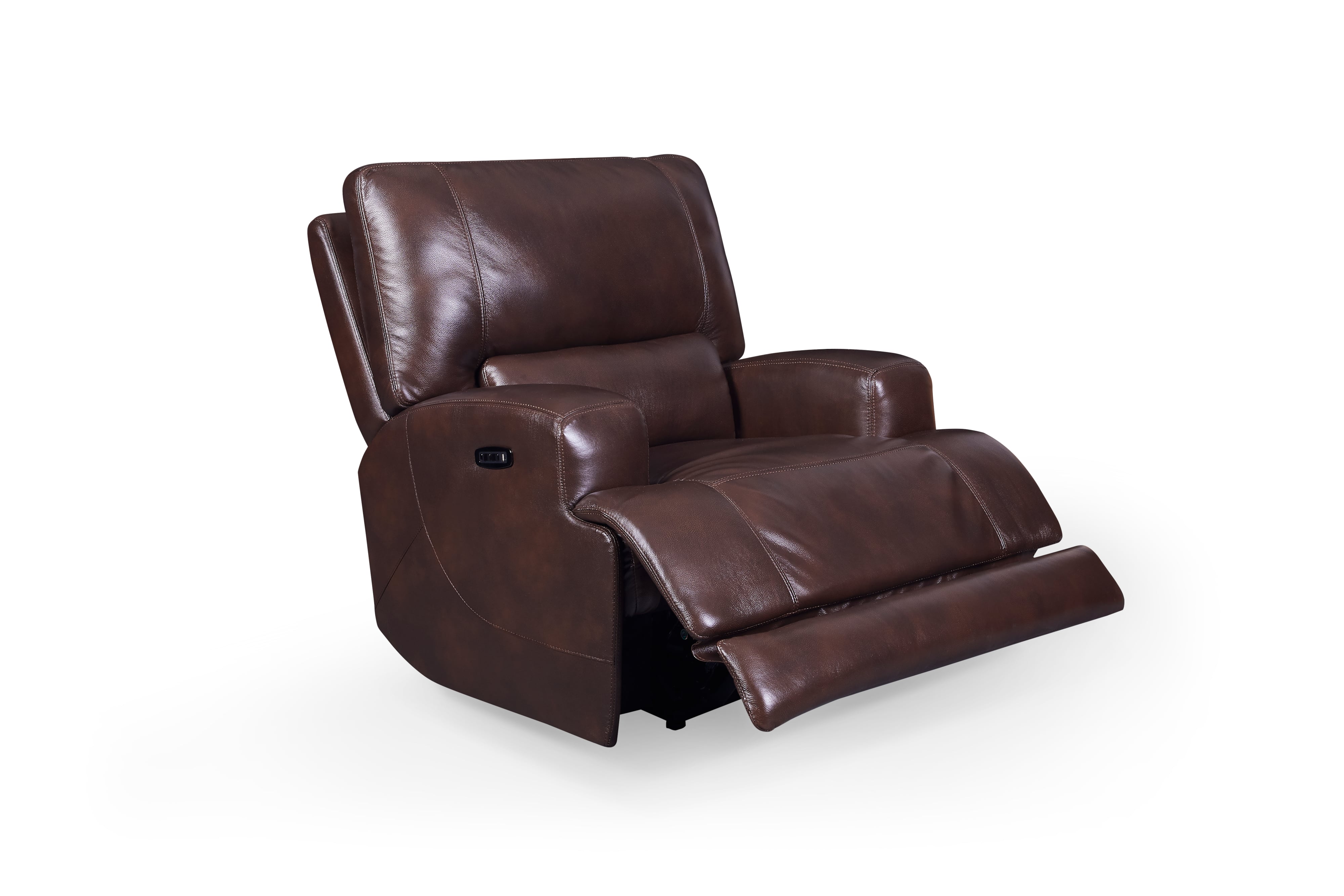Leather Zero Gravity Recliner w/Dual Power