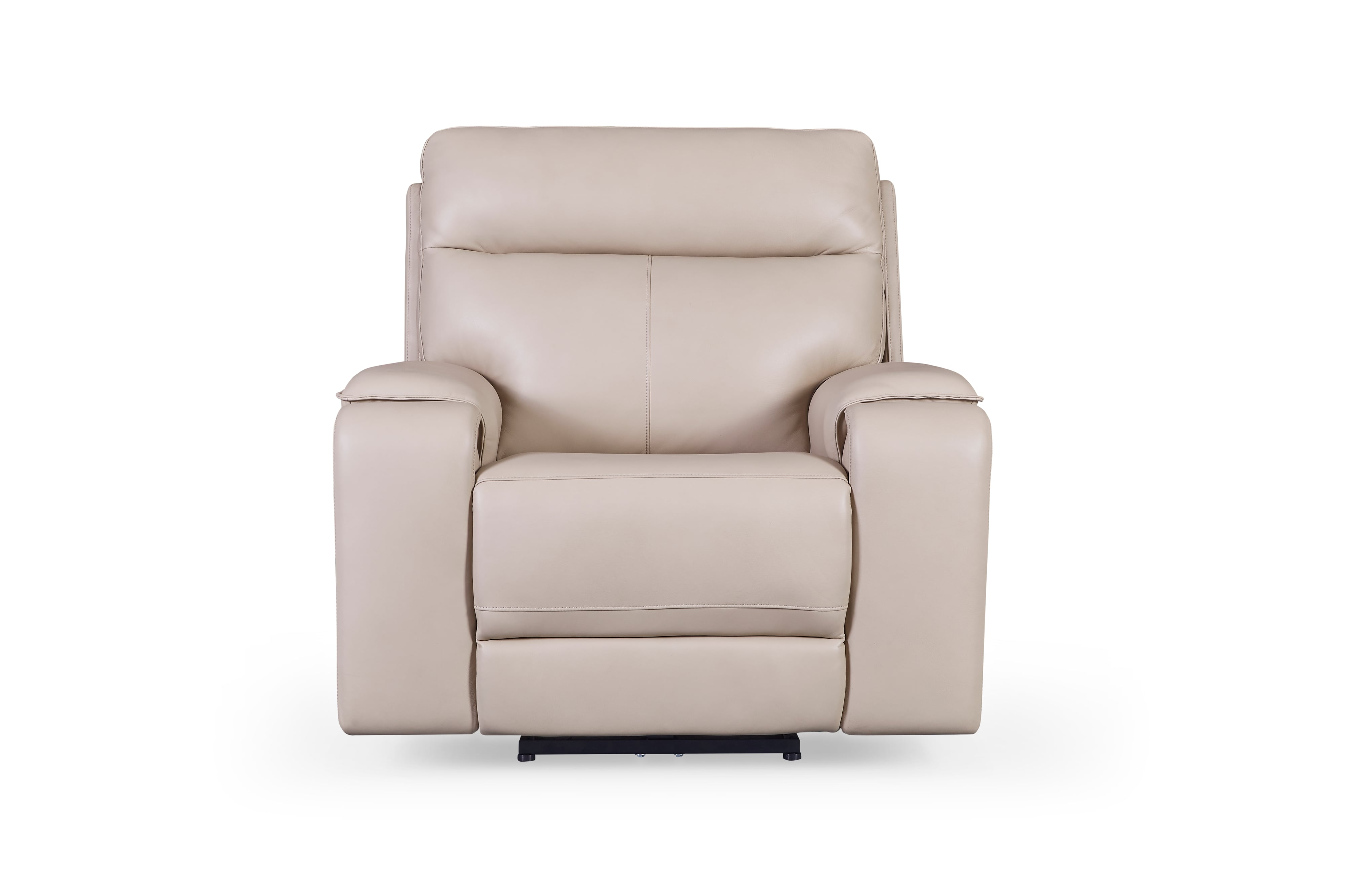 Leather Lay-Flat Glider Recliner