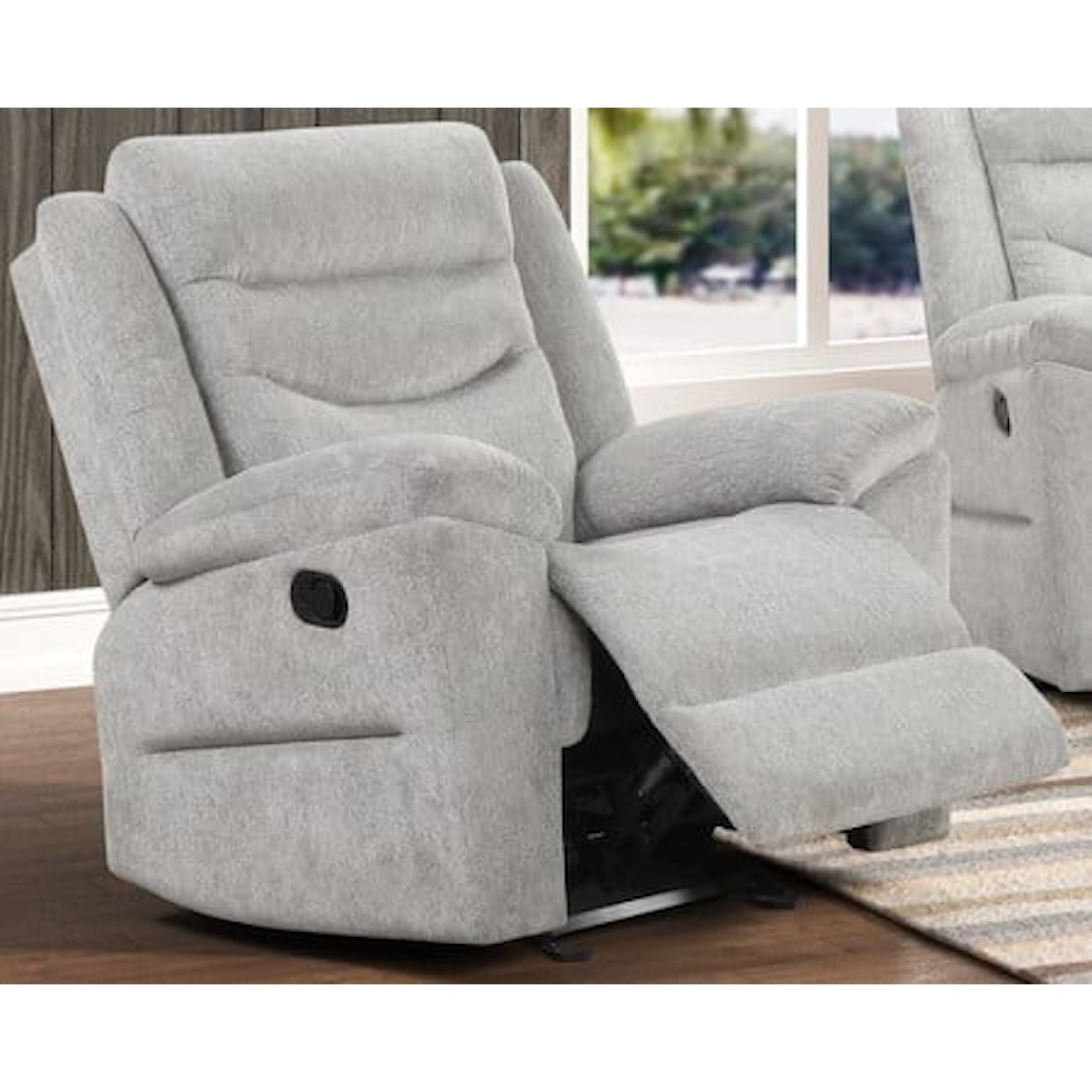 Minhas Furniture OXNARD Manual Gliding Reclining Chair