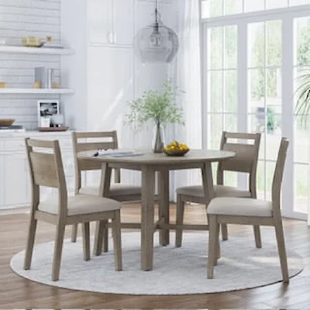 Kirkowood 5PC Drop Leaf Dining Set