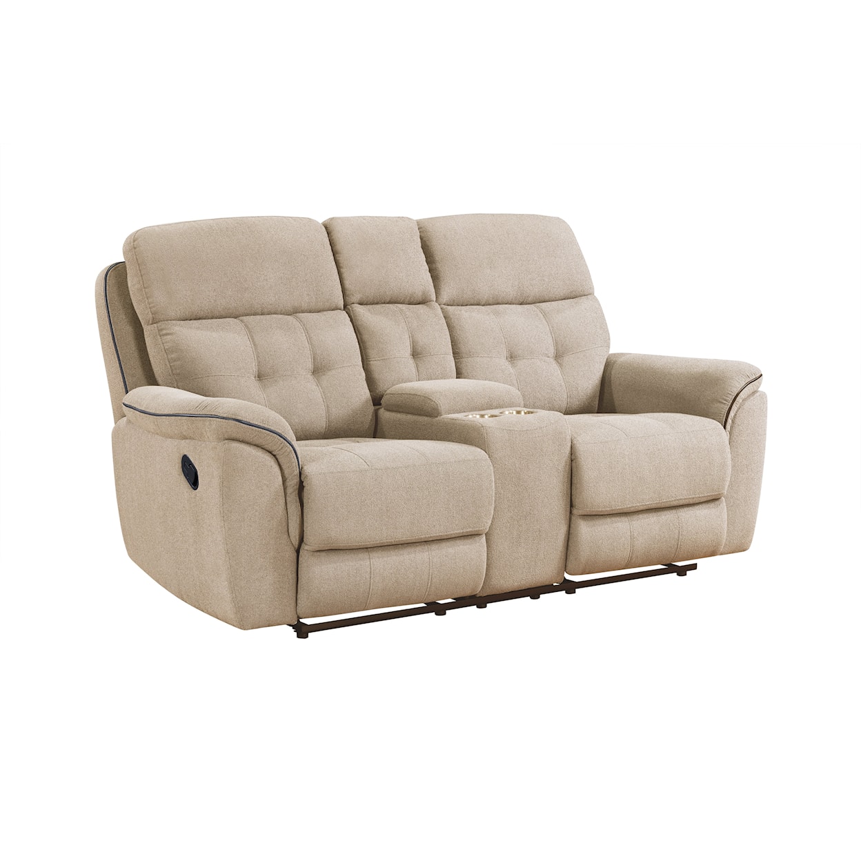 Holland House Solace Reclining Loveseat w/Console