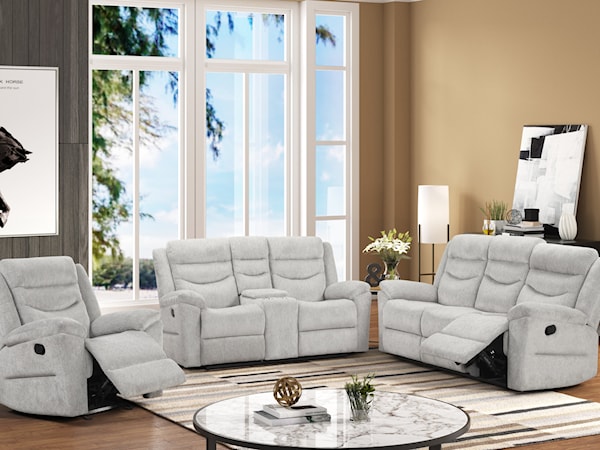 Reclining Sofa and Loveseat