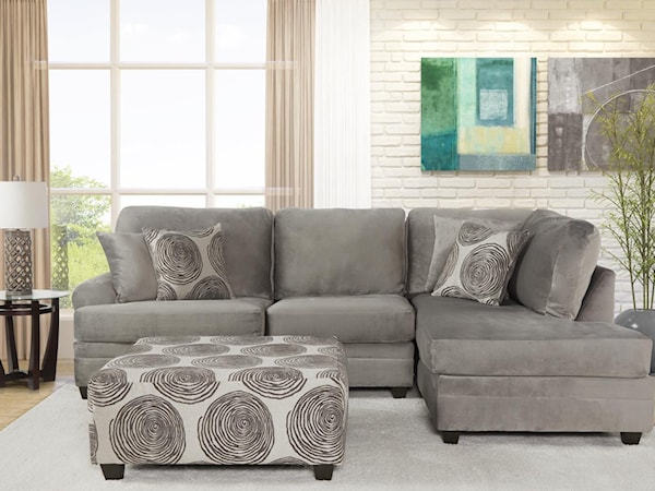 2PC SECTIONAL WITH CHAISE