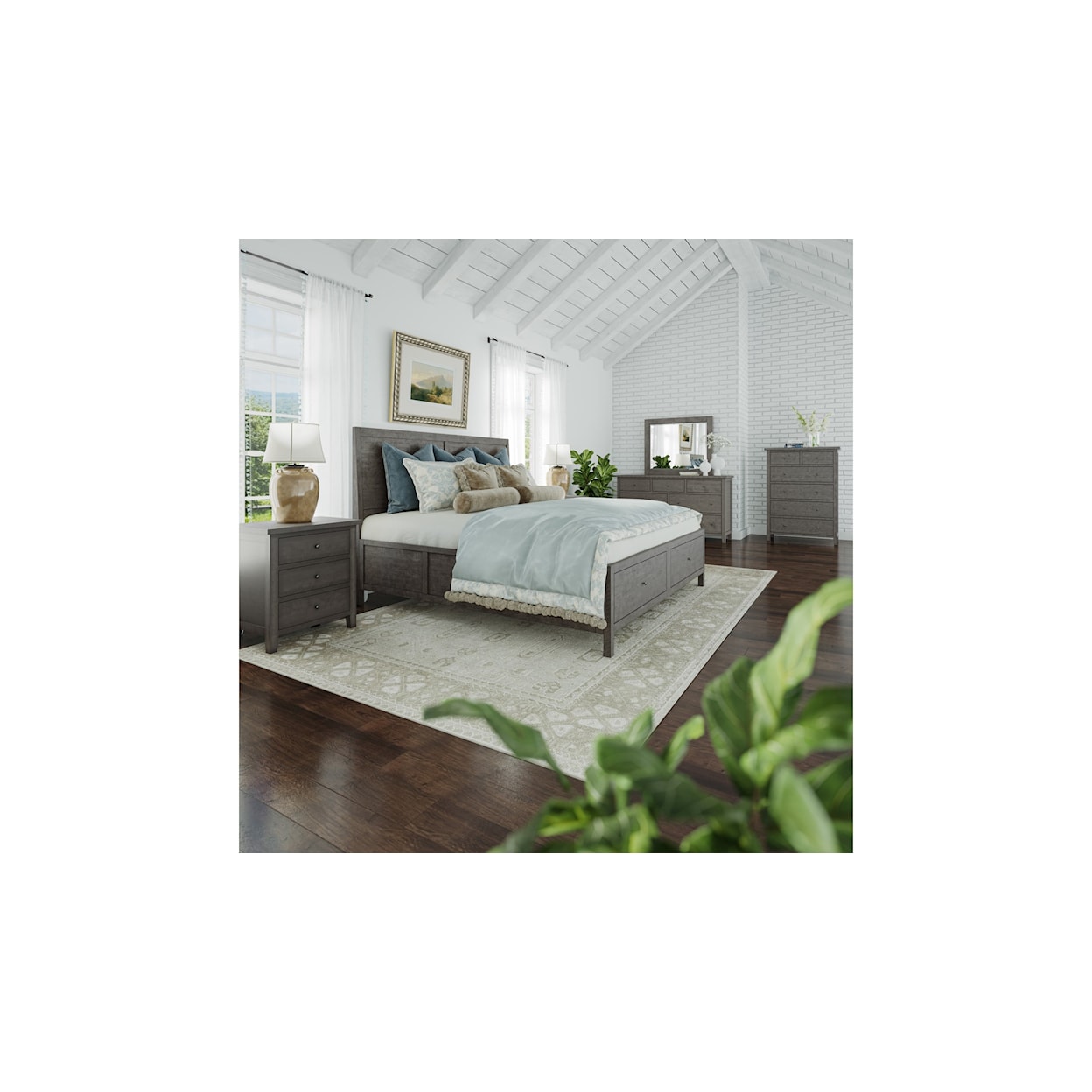 Jofran Maxton 5PC Queen Bedroom Group