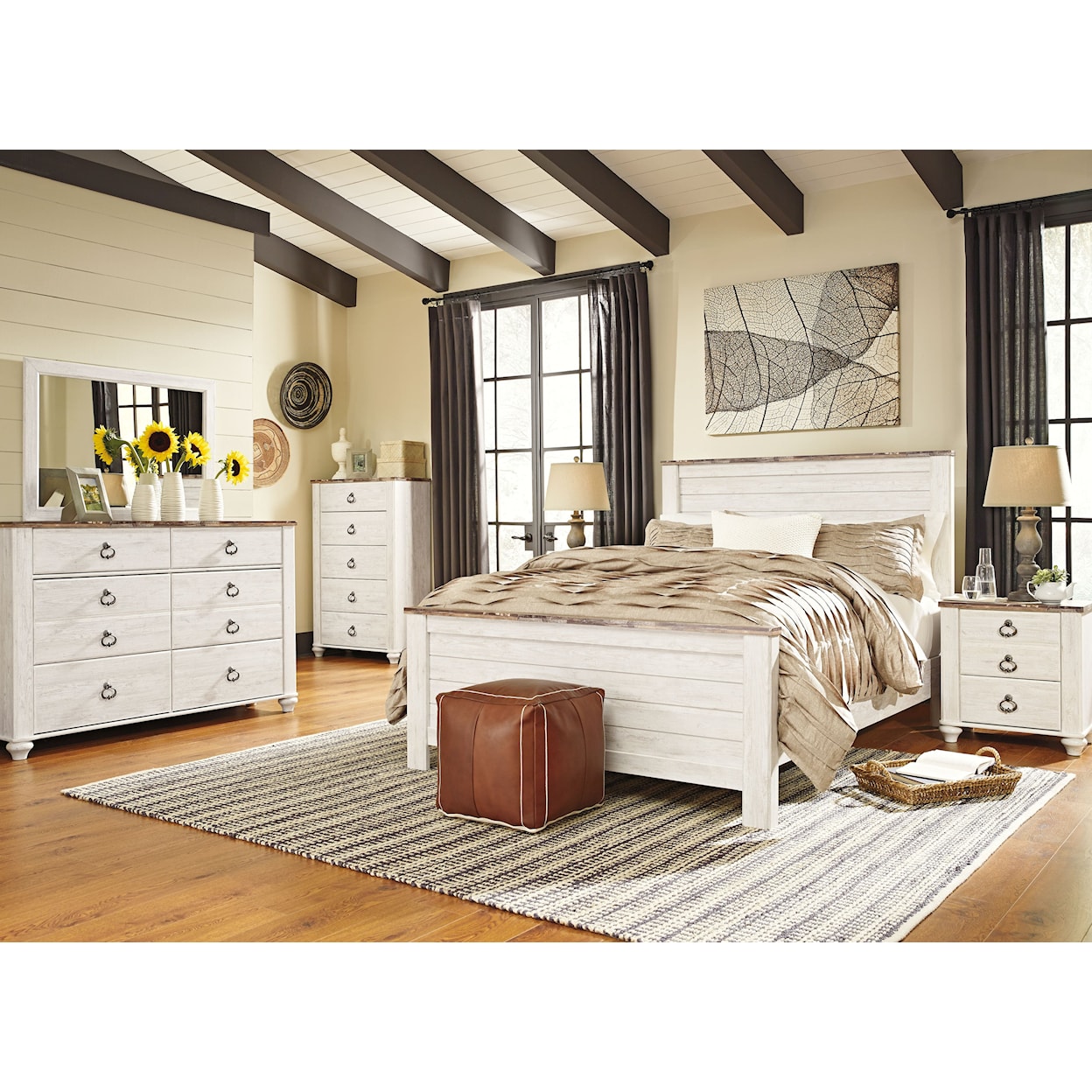 Signature Design by Ashley Willowton Willowton Queen Bedroom Set