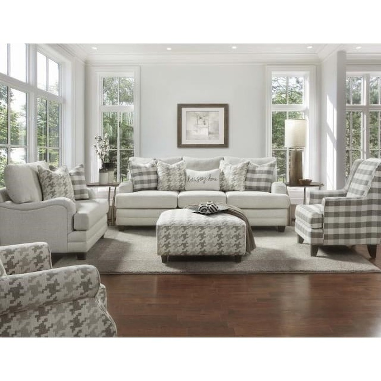 Fusion Furniture 4480-KP BASIC WOOL (REVOLUTION) Sofa and Loveseat