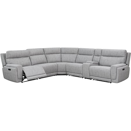 6PC POWER RECLINING SECTIONAL (FABRIC)