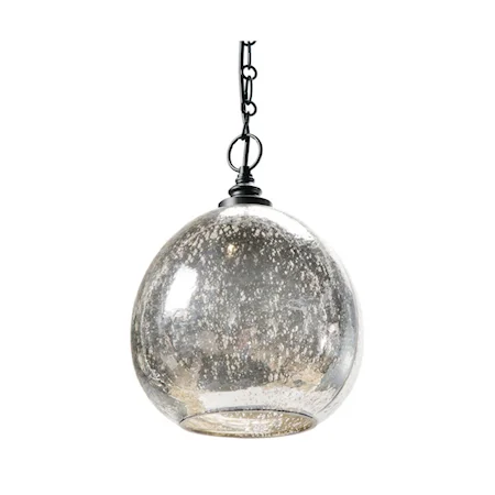 Glass Float Pendant (Antique Mercury)