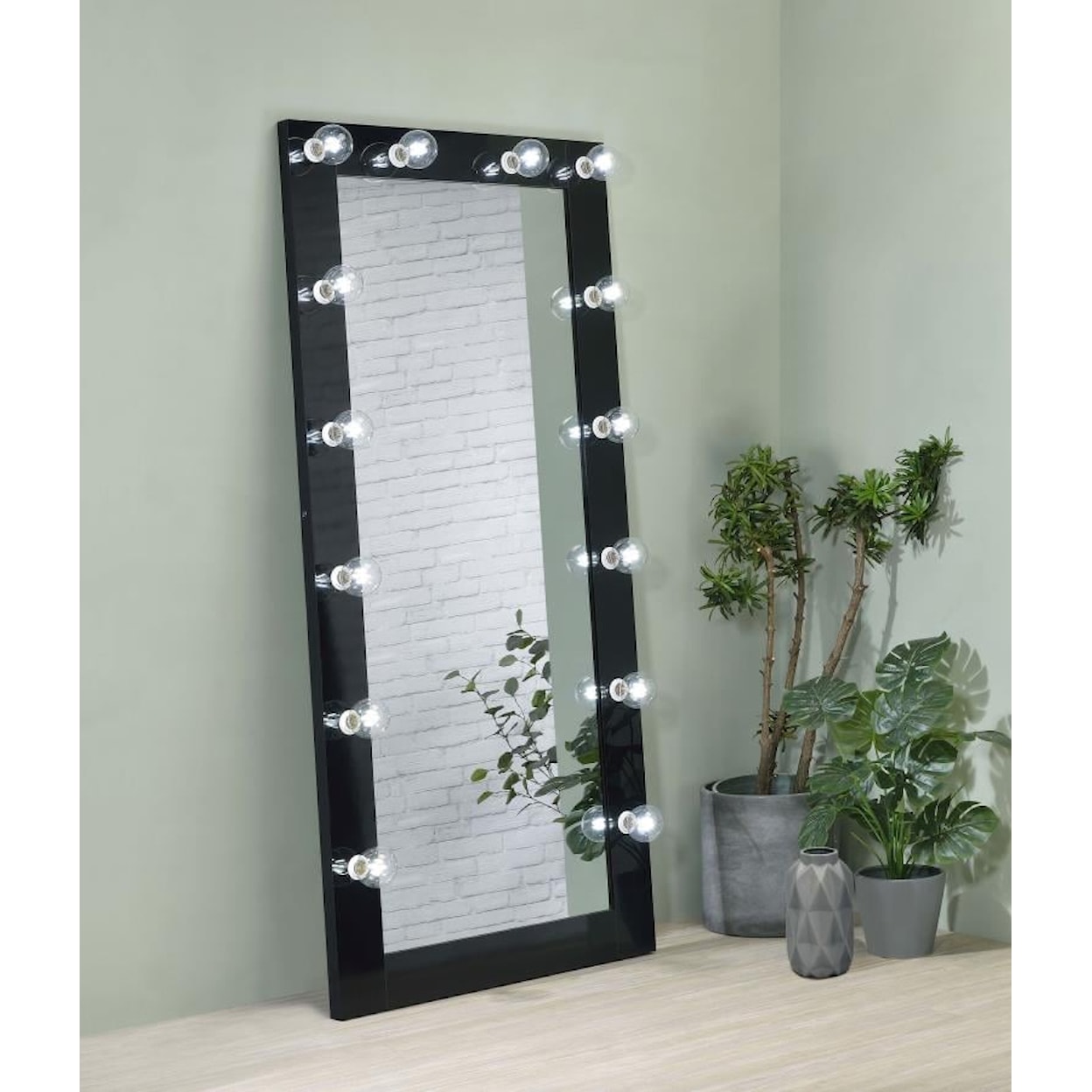 Coaster Zayan Full Length Floor Mirror With Lighting