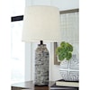 Sam's Furniture Ashley Lamps Mahima Black/White Table Lamp