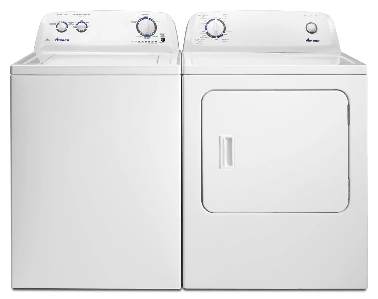 Amana NTW4516SET Amana 3.5 Cu. Ft. Washer and 6.5 Cu. Ft. Dryer Set