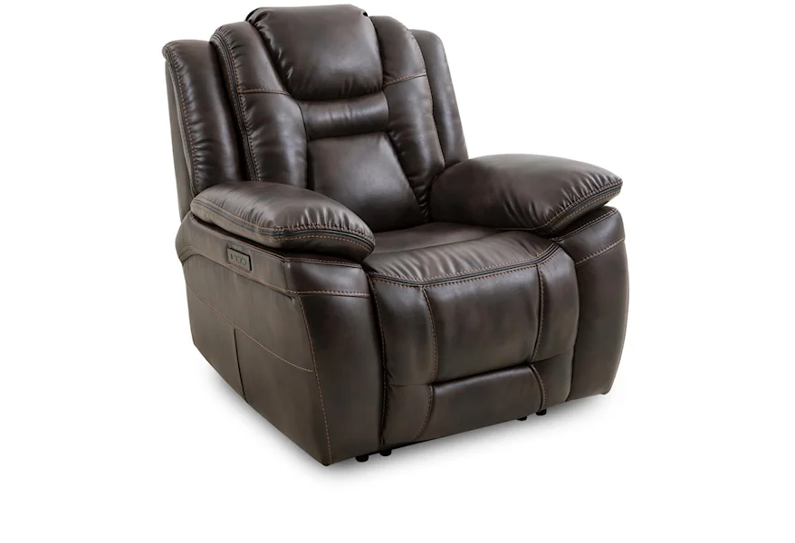70061 Power Recliner with Power Headrest by Cheers at Sam's Appliance & Furniture