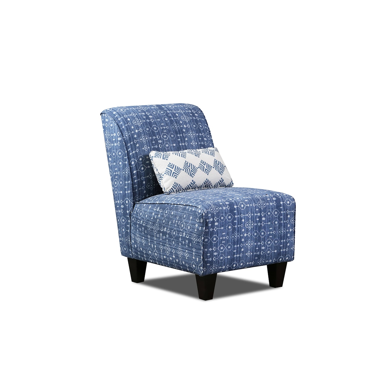 Magnolia Upholstery Design 1650 Taos Navy Chair 