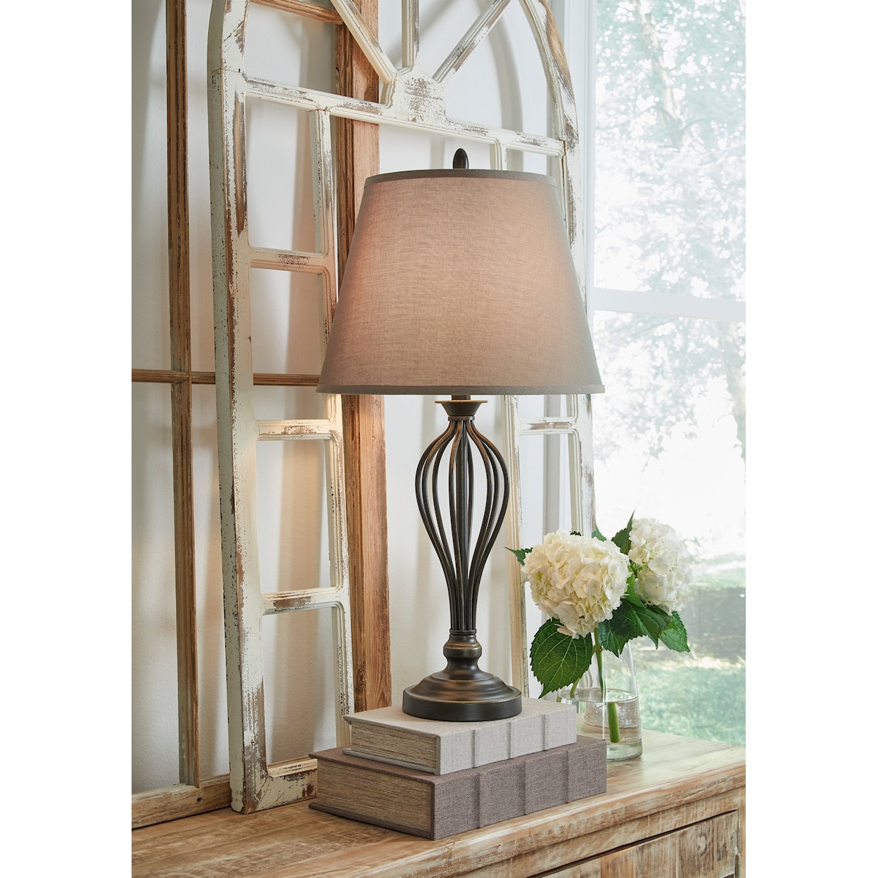 Sam's Furniture Ashley Lamps Ornawell Metal Table Lamp