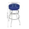 Imperial International Team Seating Dallas Cowboys 30" Bar Stool