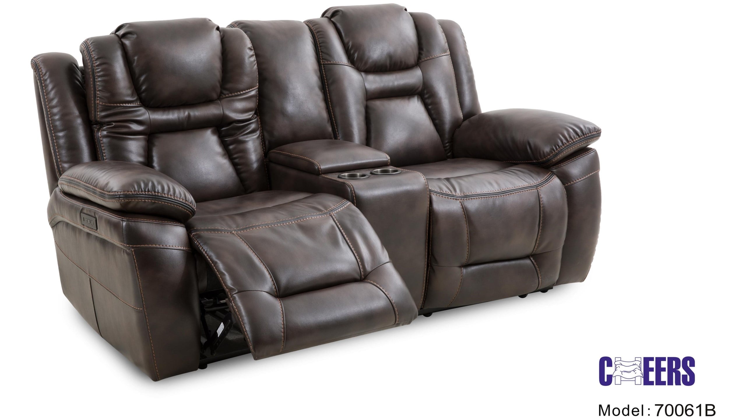 Cheers 70061 70061LEH_WSAM1 Dual Power Reclining Loveseat with Power