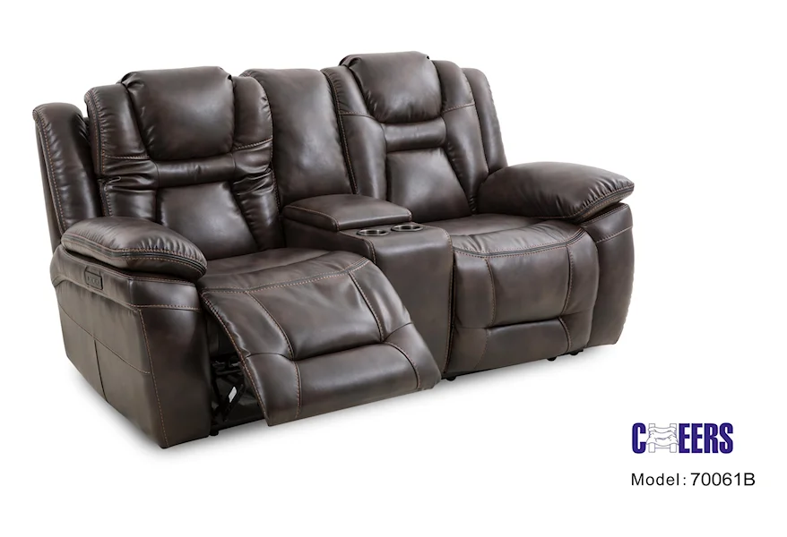 70061 Reclining Loveseats by Cheers Sofa at Sam's Appliance & Furniture