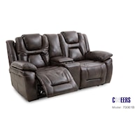 Dual Power Reclining Loveseat  with Power Headrests