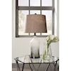 Sam's Furniture Ashley Lamps Nollie Gray Glass Table Lamp