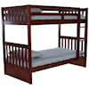 Sam's Furniture Bunk Bed Packages Donco 2810 Twin/Twin Bunkbed with Mattress 