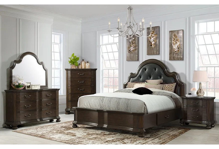 Avery- King Bedroom Group by Elements International at Sam's Appliance & Furniture