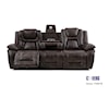 Cheers 70061 Dual Pwr Reclining Sofa with Power Headrest
