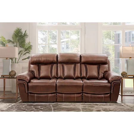 Reclining Sofa with Pillow Arms