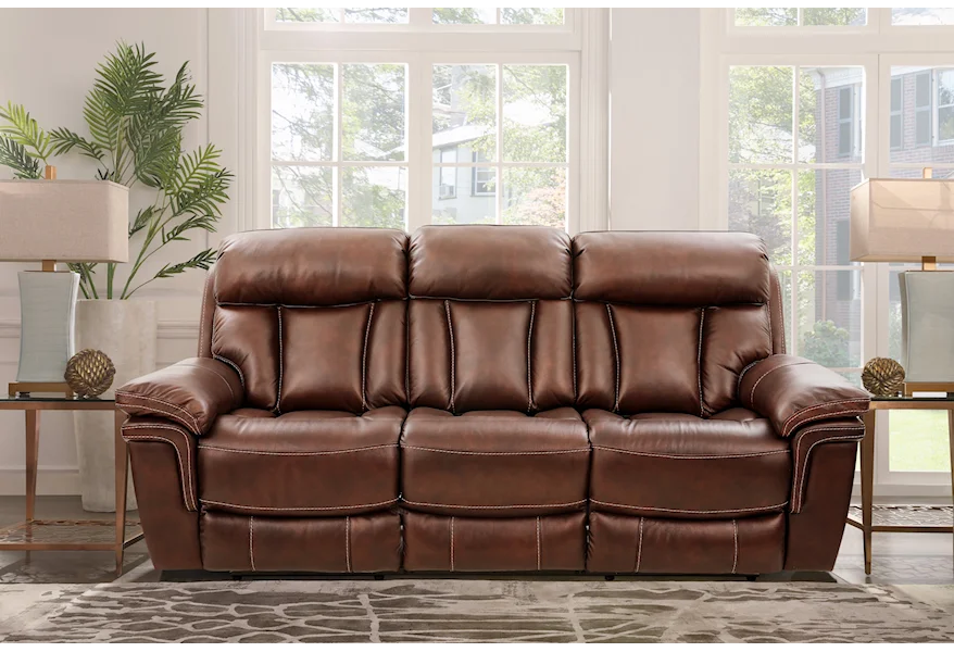 9597 Reclining Sofa with Pillow Arms by Cheers Sofa at Sam's Appliance & Furniture