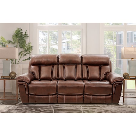 Reclining Sofa with Pillow Arms