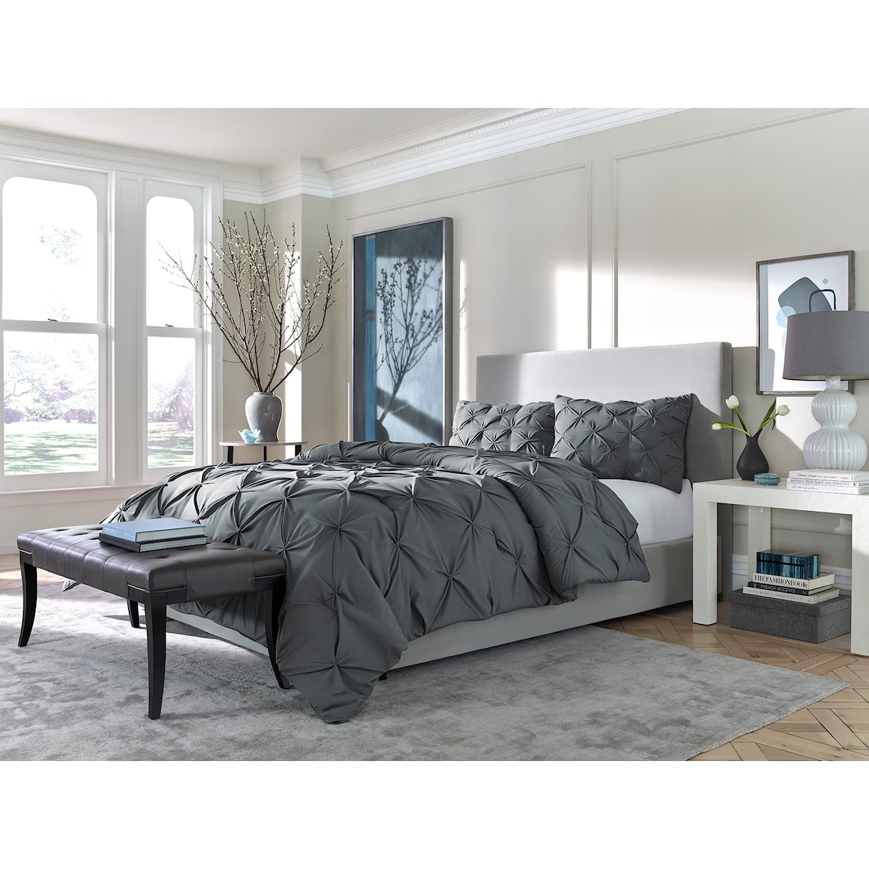 Sam's Furniture Sleep Essentials Pinch Down Alternative Queen Comforter Set