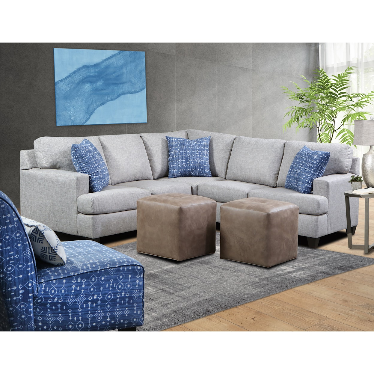 Magnolia Upholstery Design 1650 Sectional Sofas