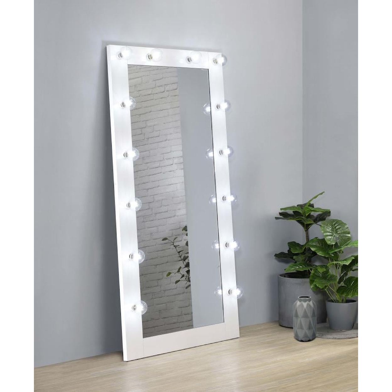 Coaster Zayan Full Length Floor Mirror With Lighting