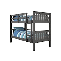 Donco 1010 Twin/Twin Bunkbed with Mattress 