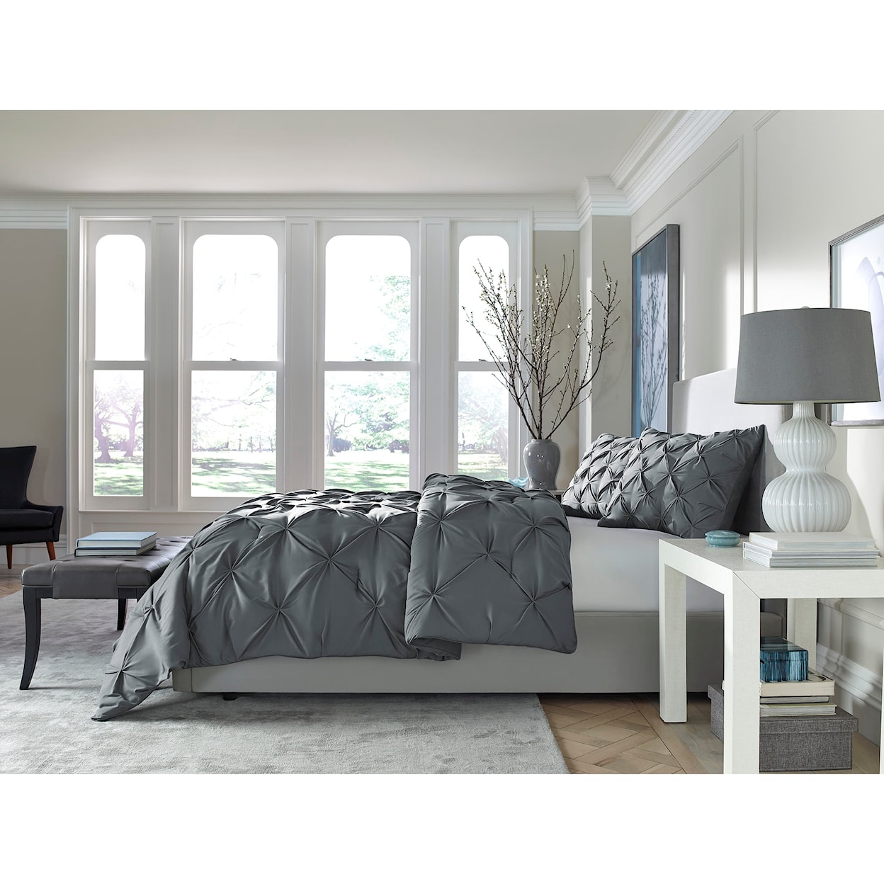Sam's Furniture Sleep Essentials Pinch Down Alternative King Comforter Set
