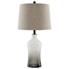 Sam's Furniture Ashley Lamps Nollie Gray Glass Table Lamp