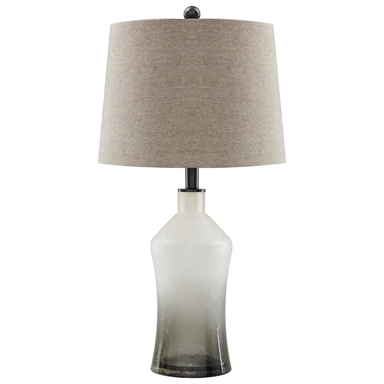 Sam's Furniture Ashley Lamps Nollie Gray Glass Table Lamp