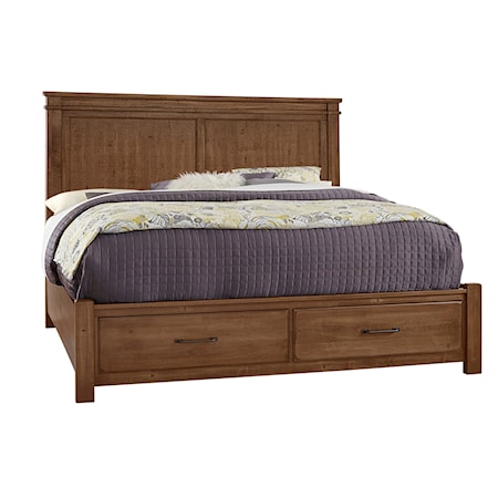 Queen Mansion Storage Bed