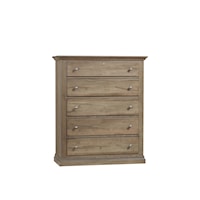 Rustic 5-Drawer Chest