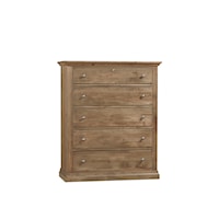 Rustic 5-Drawer Chest 