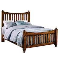Traditional California King Slat Poster Bed
