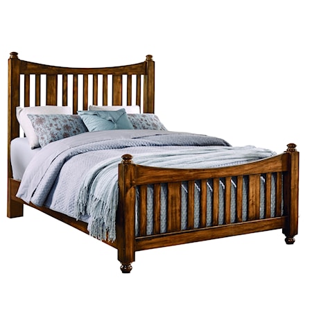 California King Slat Poster Bed