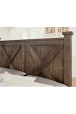 Artisan & Post Cool Rustic Rustic Farmhouse King Barndoor Panel Bed