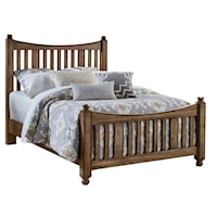 Traditional California King Slat Poster Bed