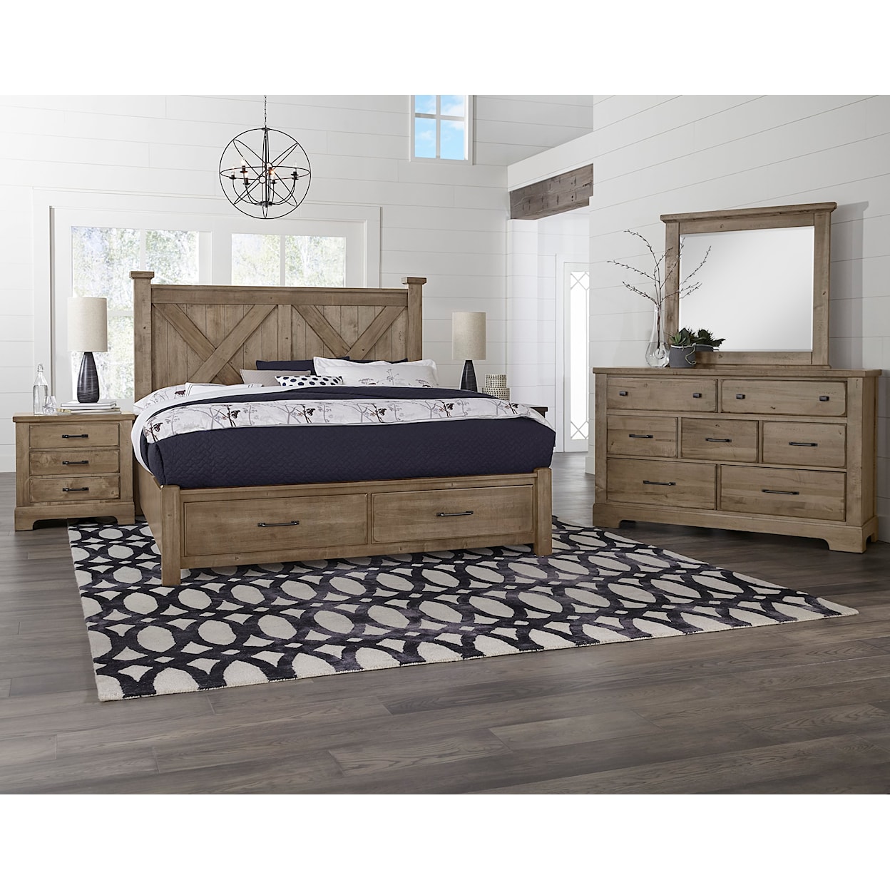 Artisan & Post Cool Rustic California King Storage Bed