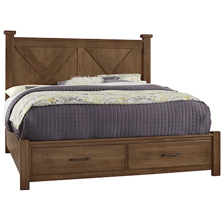 California King Storage Bed