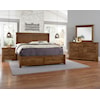 Artisan & Post Cool Rustic King Mansion Storage Bed