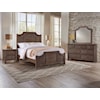 Virginia House Mt Airy Scalloped Queen Bed