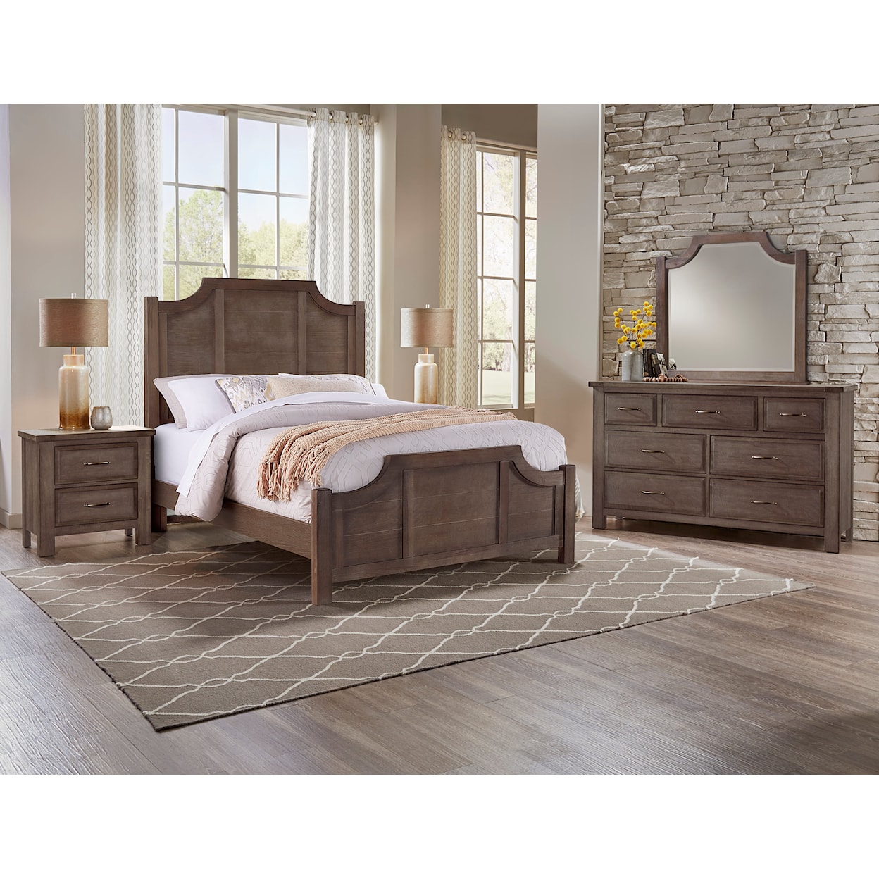 Artisan & Post Summit Road King Scalloped Bed